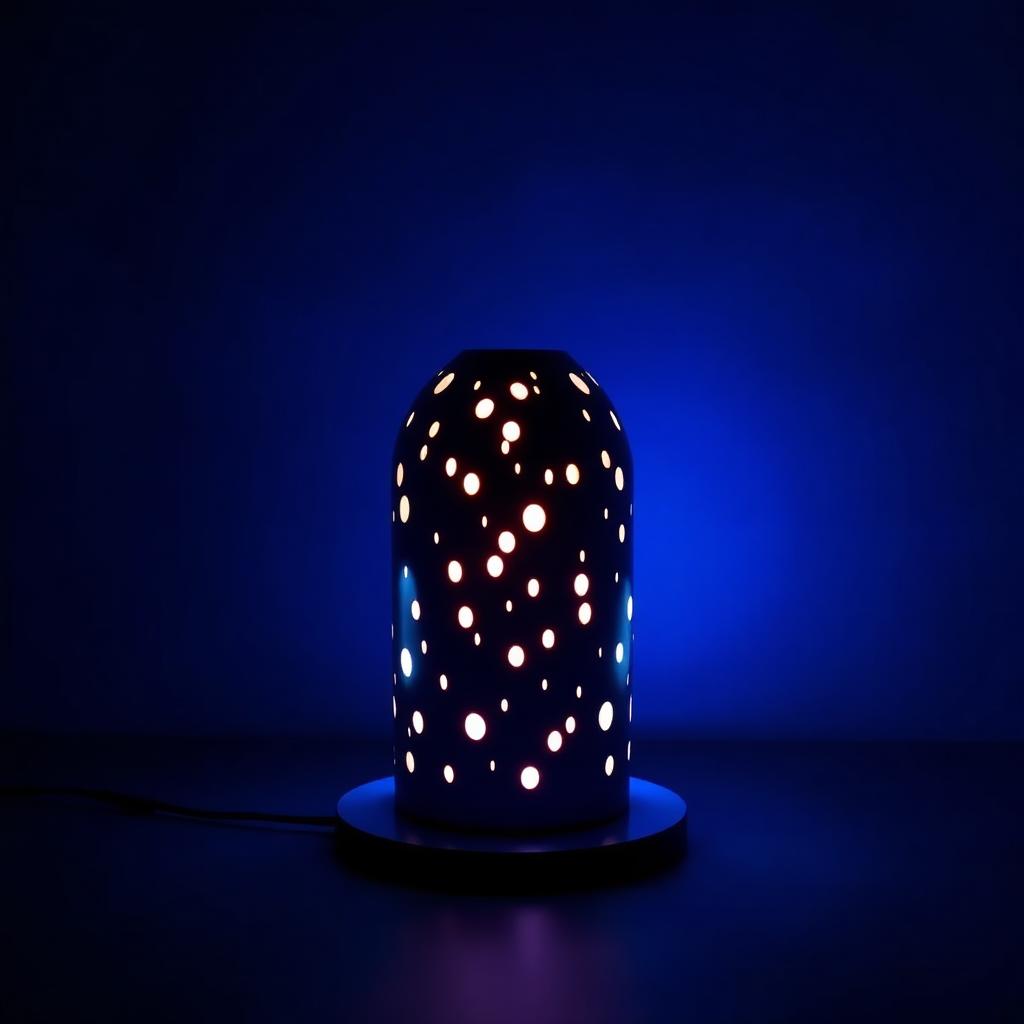 Turtle Lithophane Photo Lamp — a 3D printed lamp glowing with light through translucent walls, customized with 3D printing by Furnace Design Lab