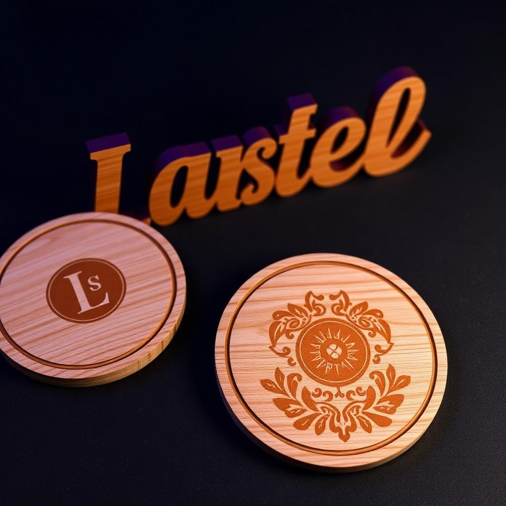 Beacon Signage Panel — a laser engraved wood panel showing burned-in detail, customized with laser engraving by Furnace Design Lab