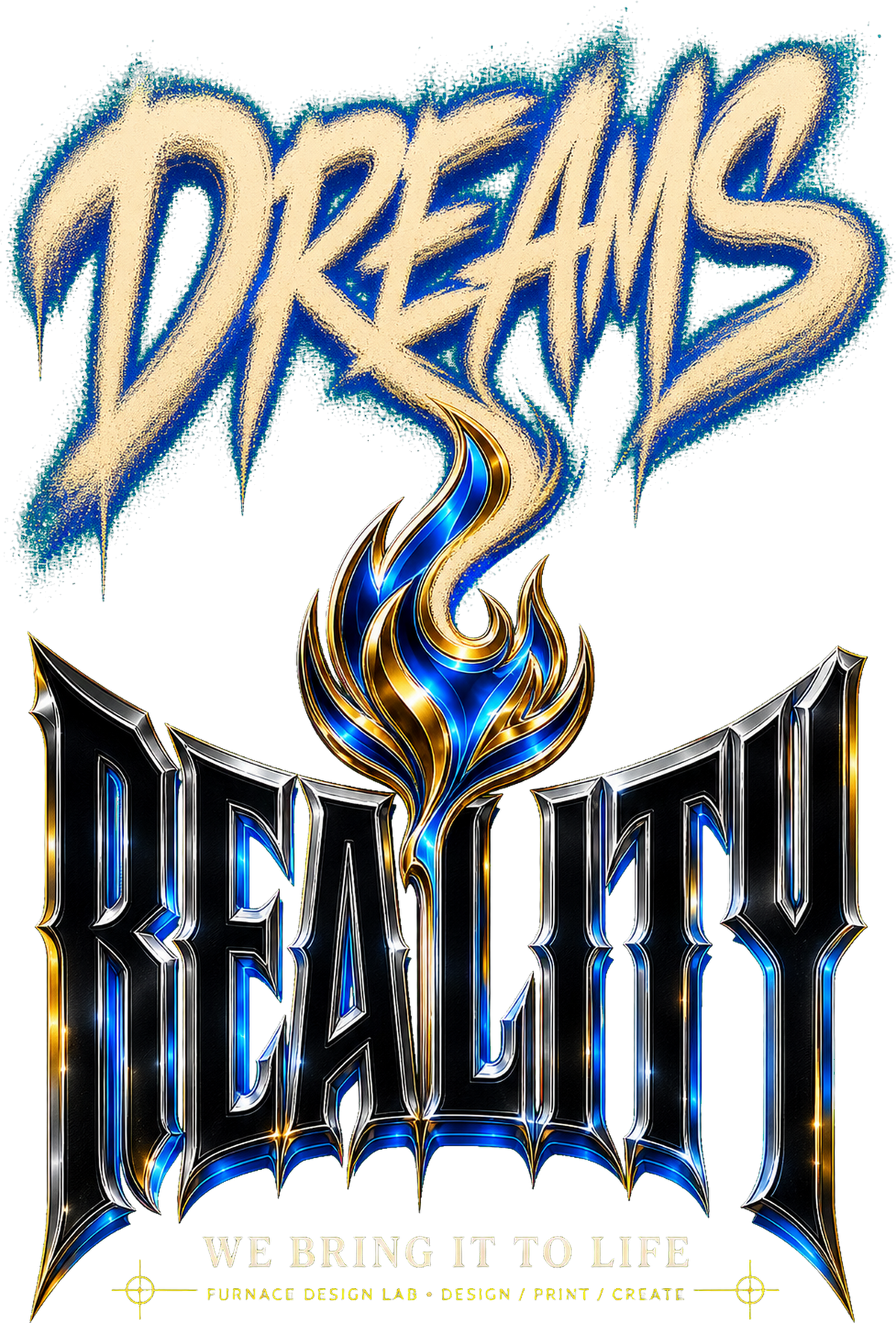 Dreams to Reality full-back design