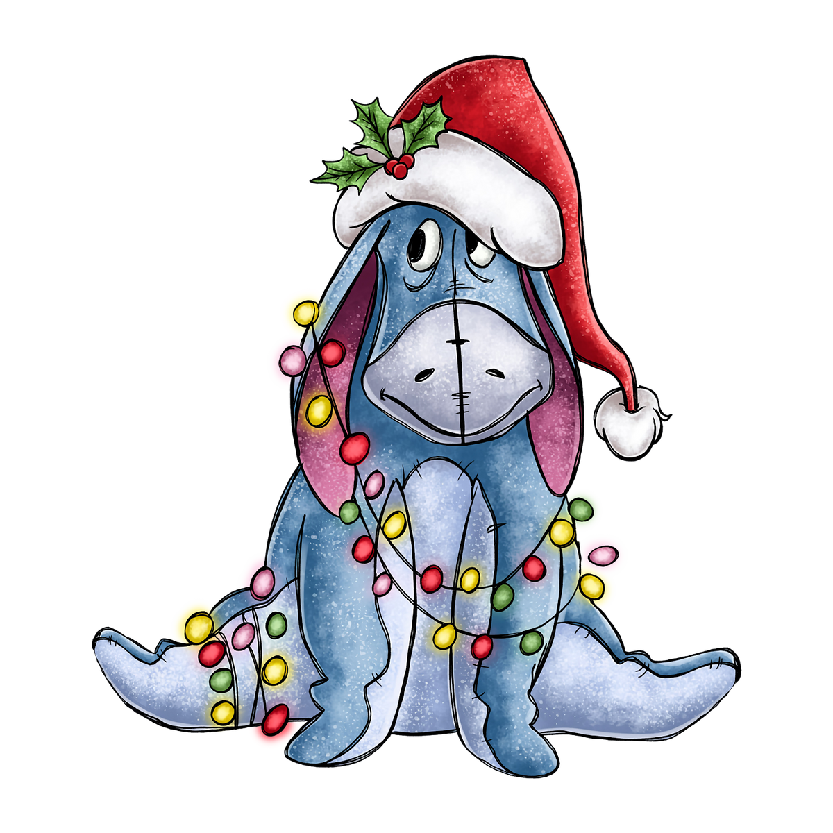 Christmas DTF transfer design
