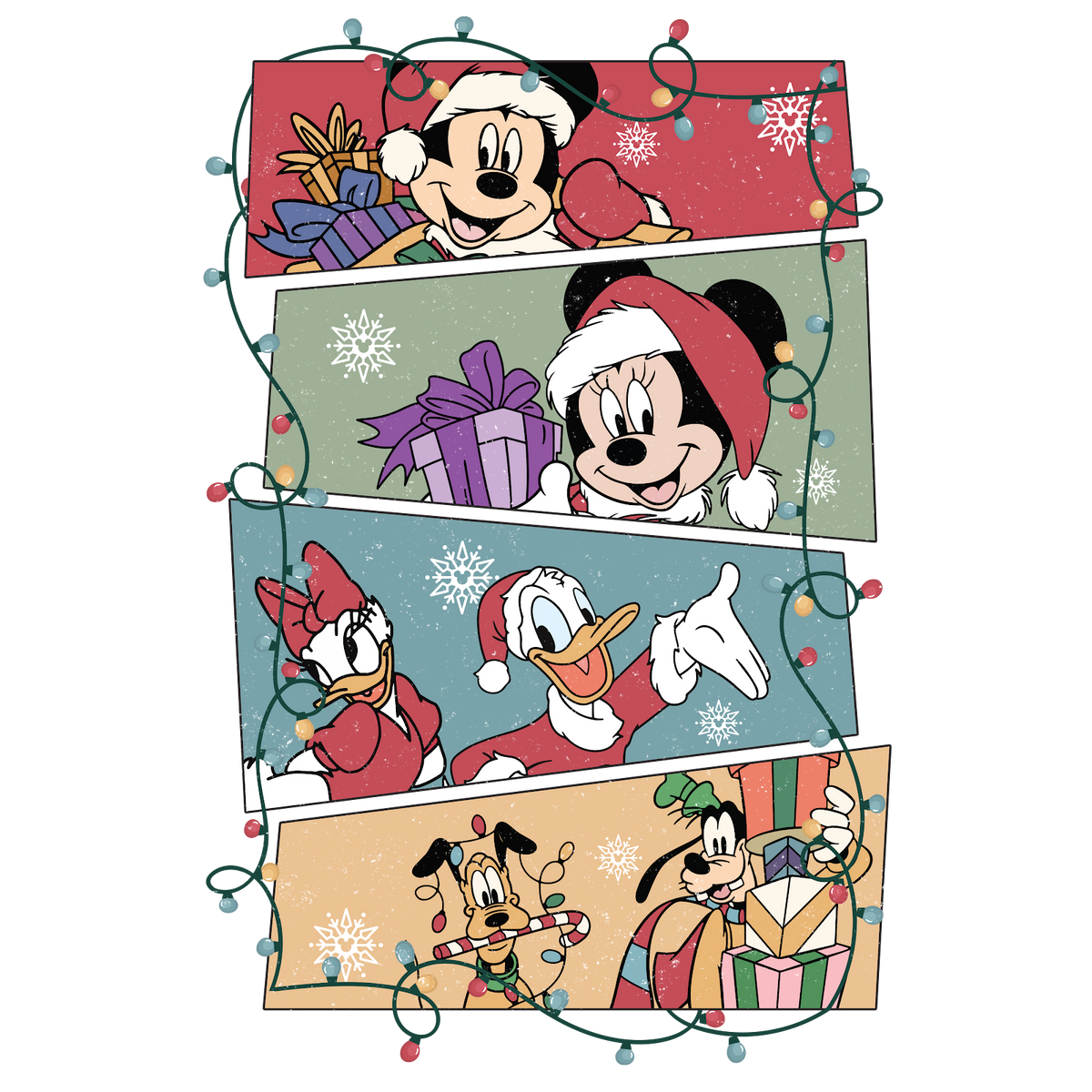 Christmas DTF transfer design