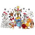 Christmas DTF transfer design