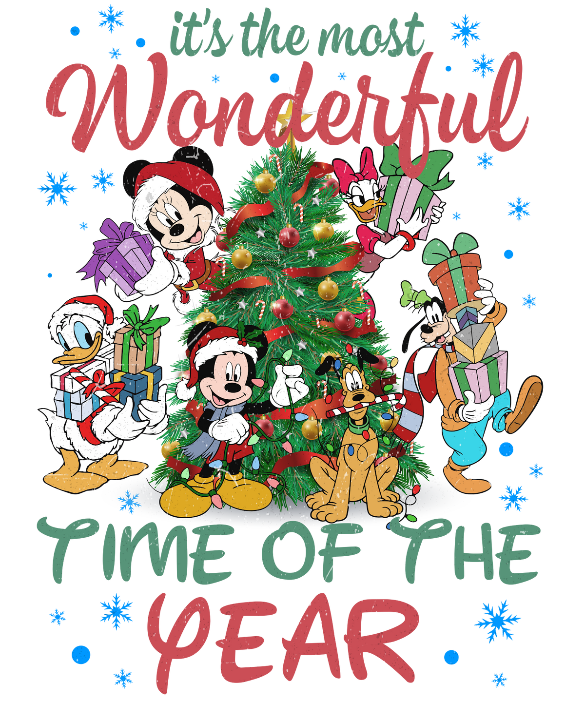 Christmas DTF transfer design