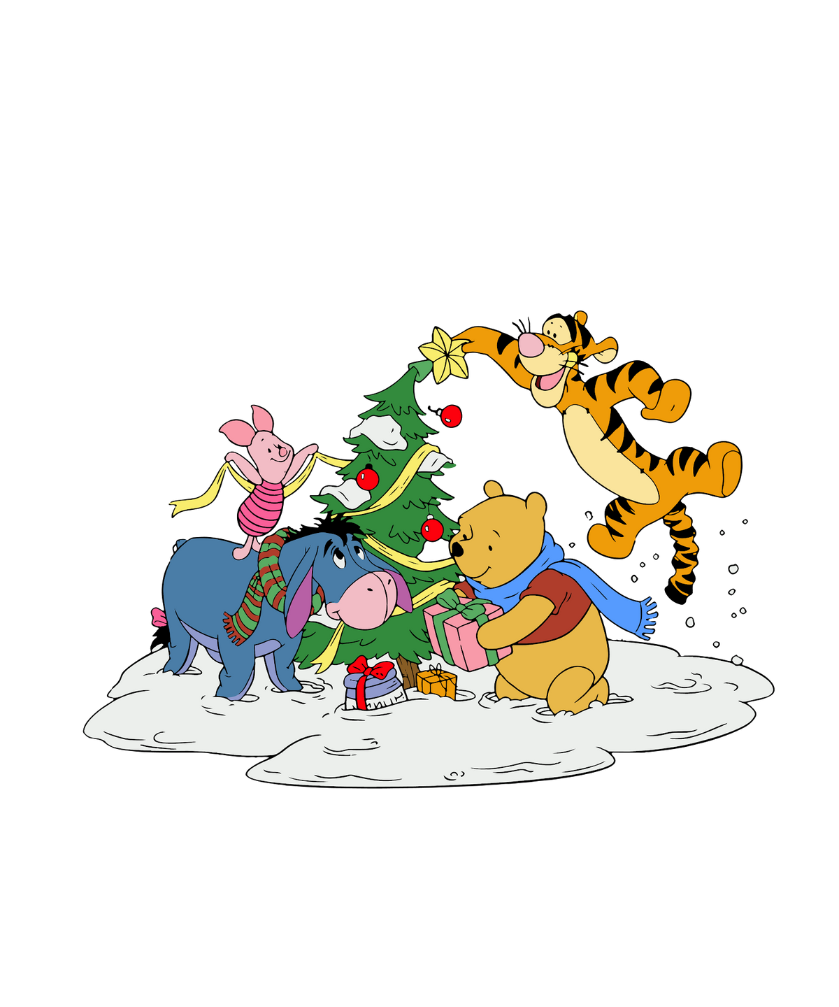 Christmas DTF transfer design