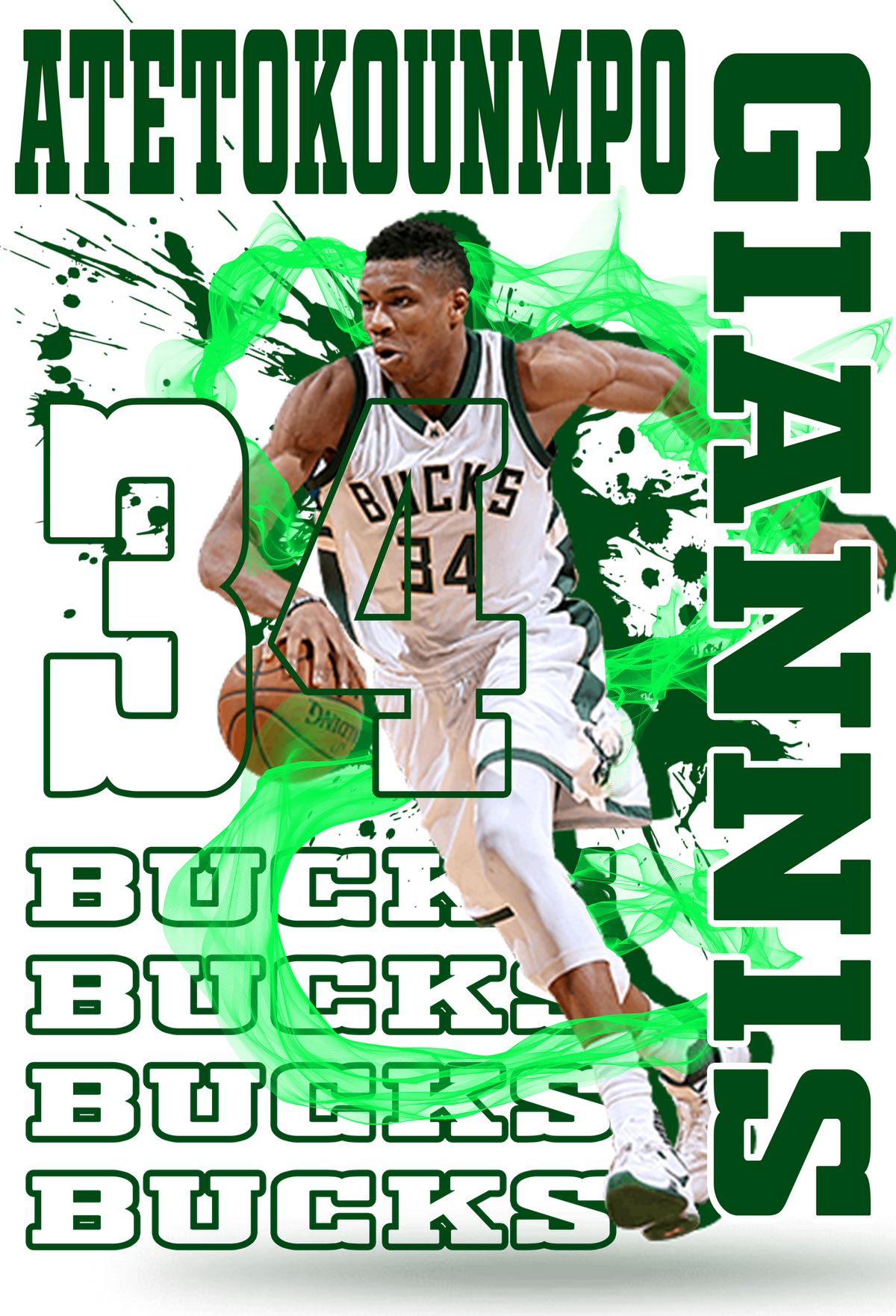 Basketball DTF transfer design