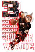 Basketball DTF transfer design