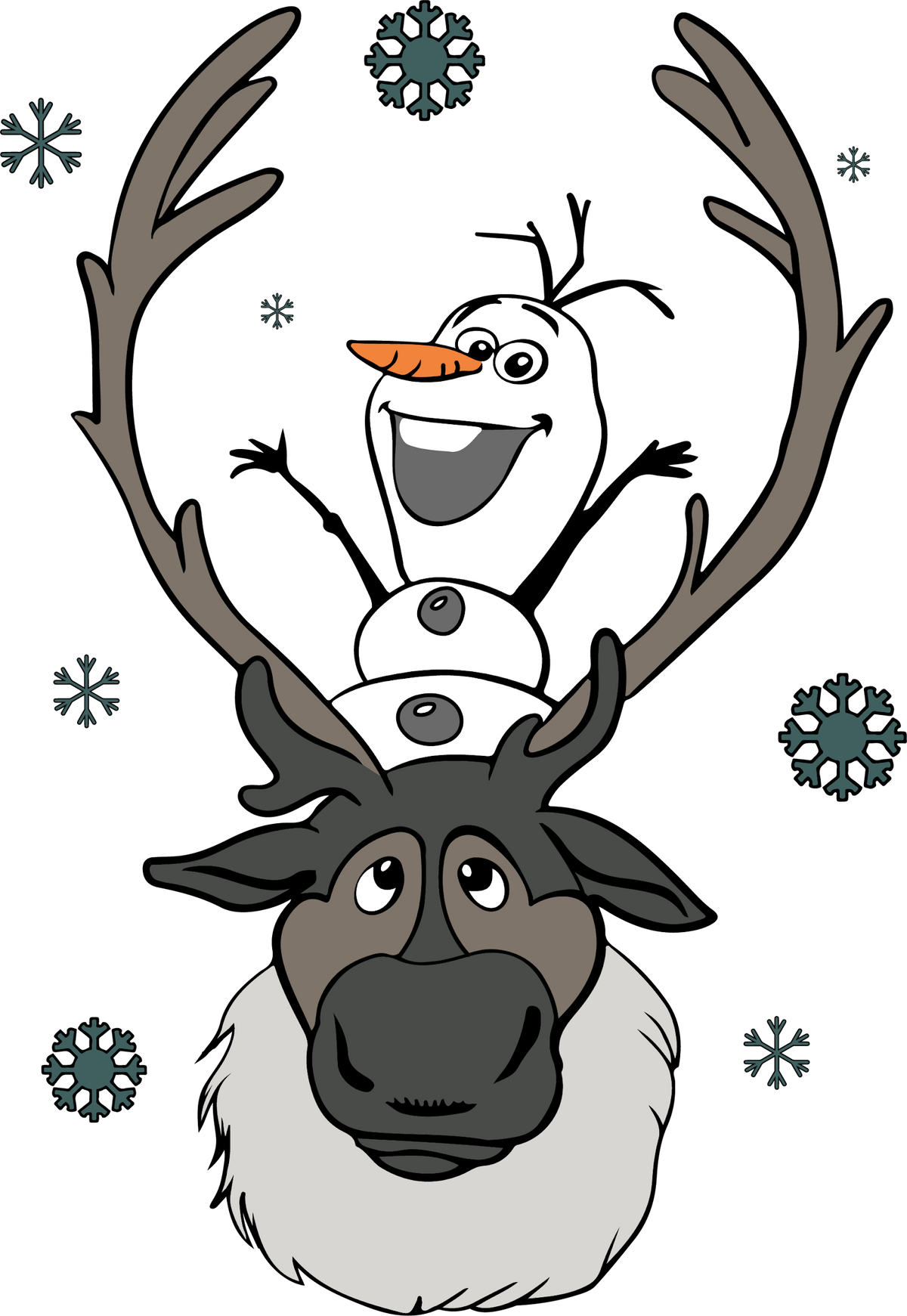Christmas DTF transfer design