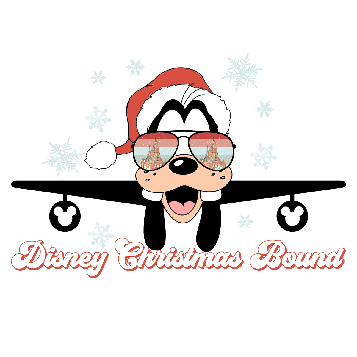Christmas DTF transfer design