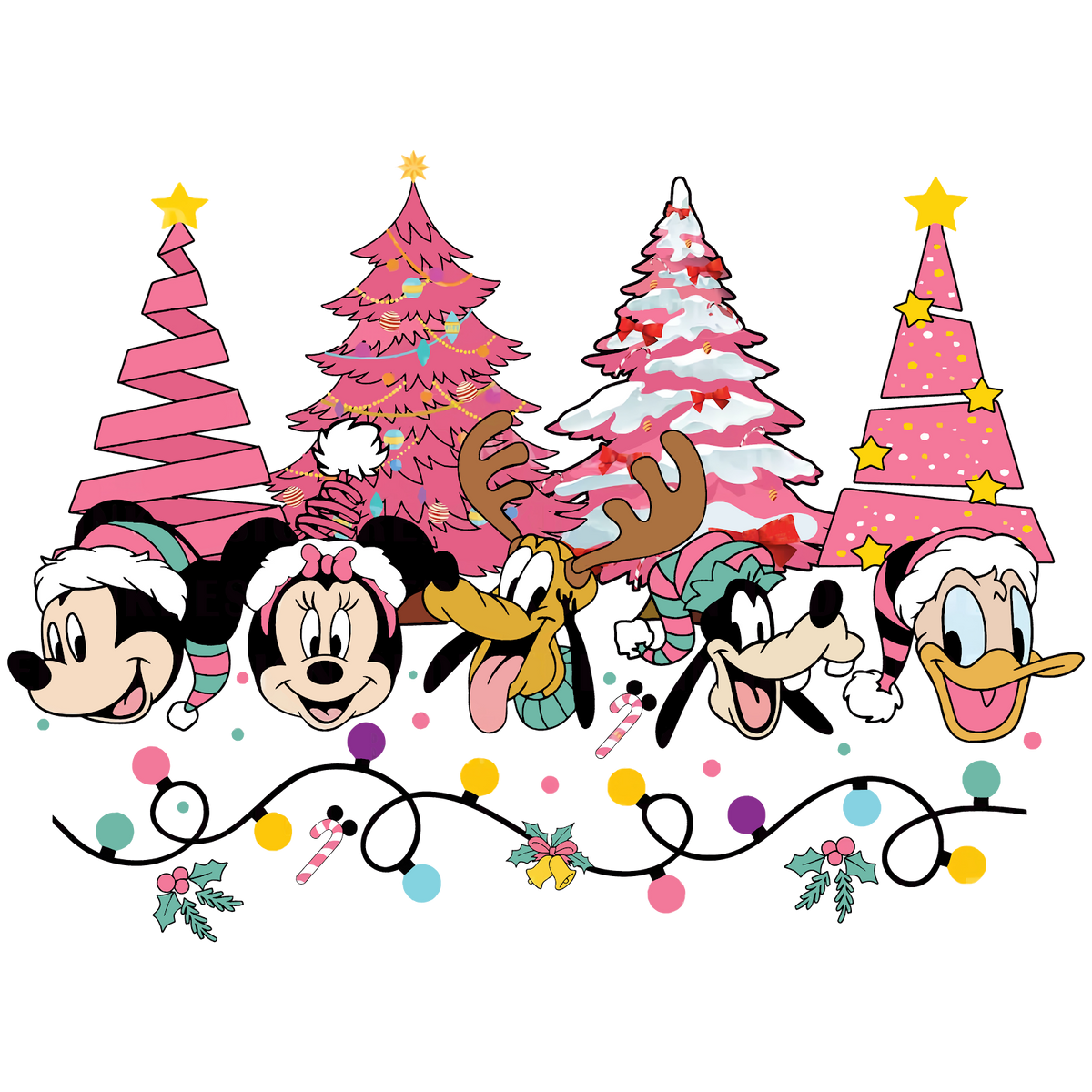 Christmas DTF transfer design