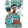 Basketball DTF transfer design