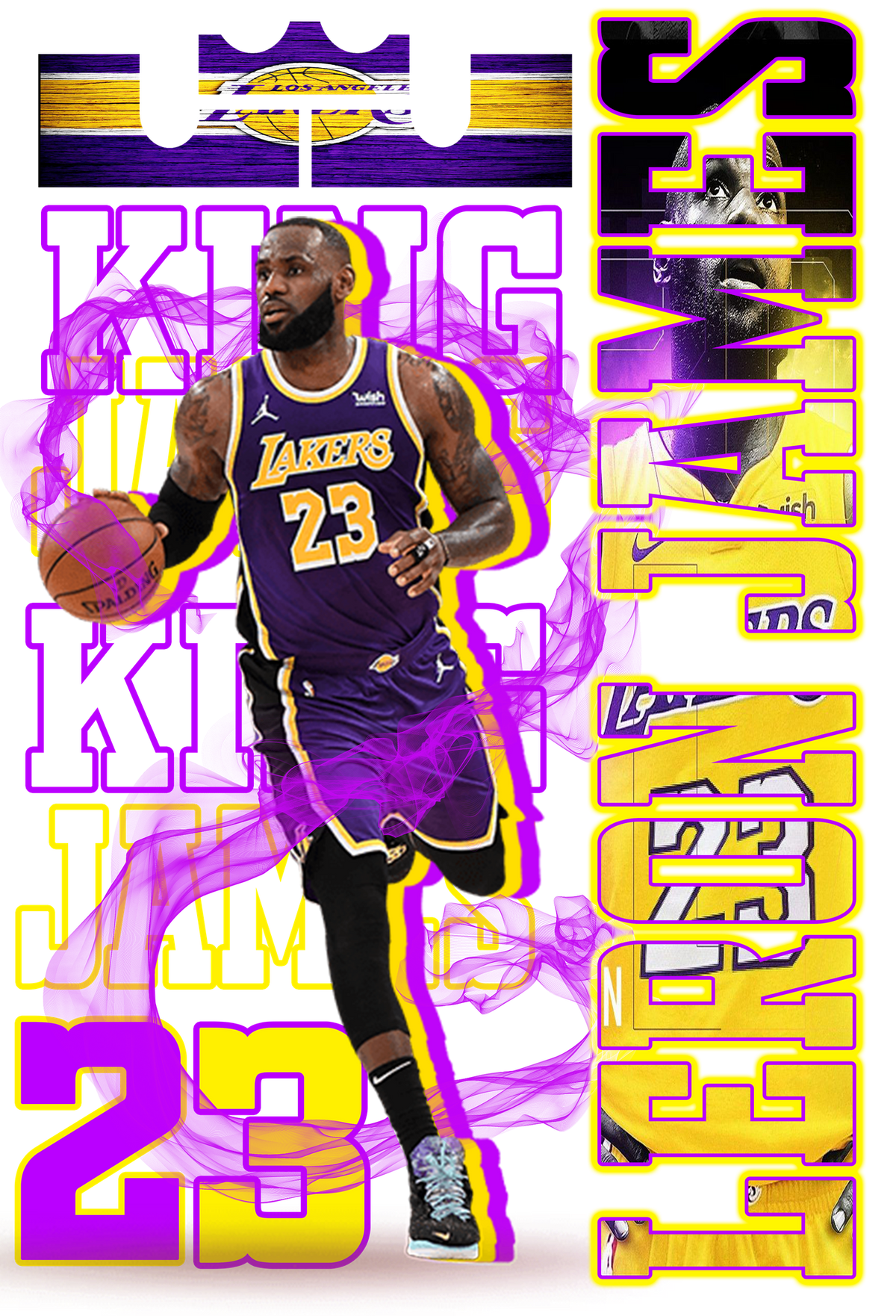 Basketball DTF transfer design