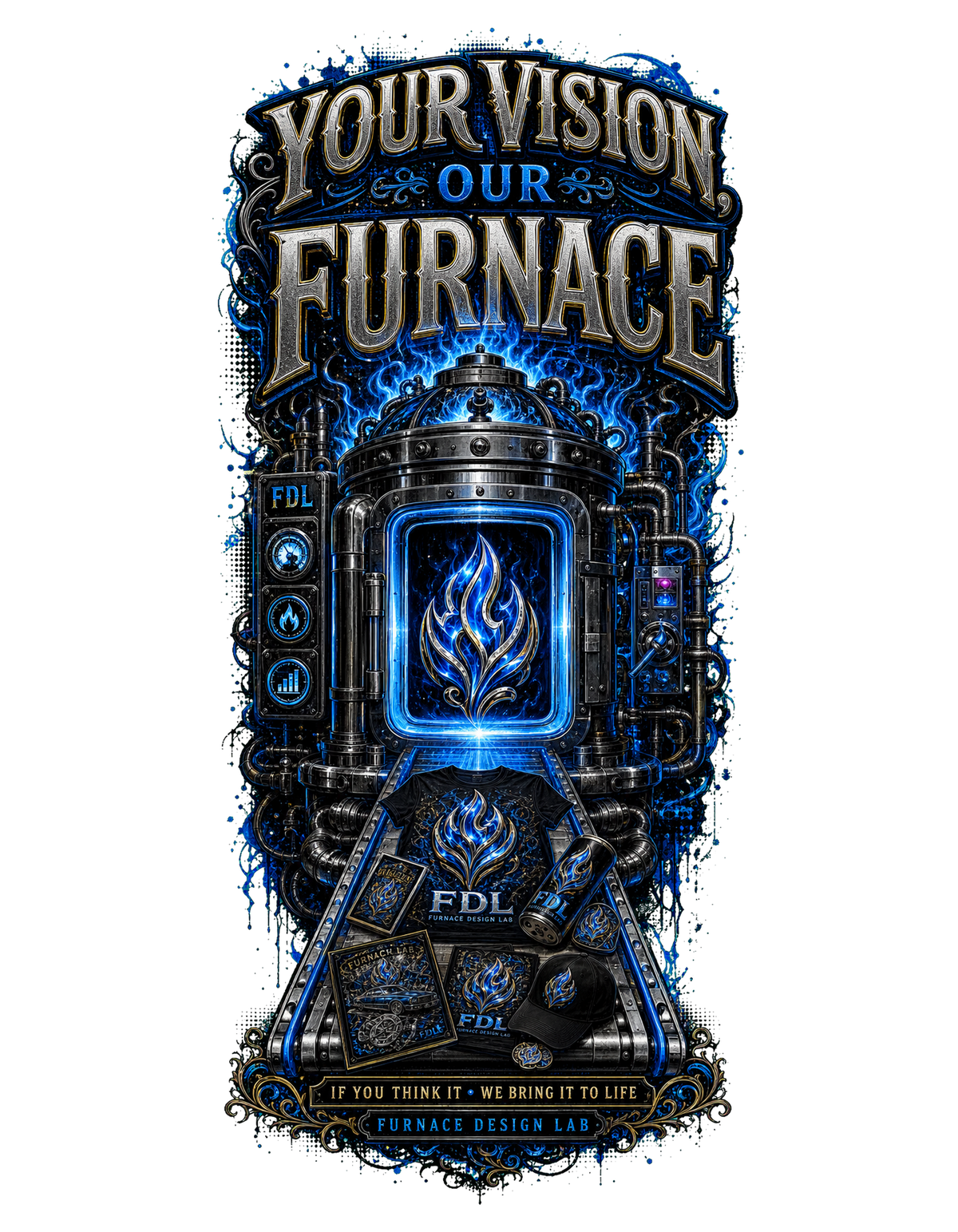 Your Vision Our Furnace full-back design