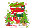 Grinch Christmas DTF transfer design