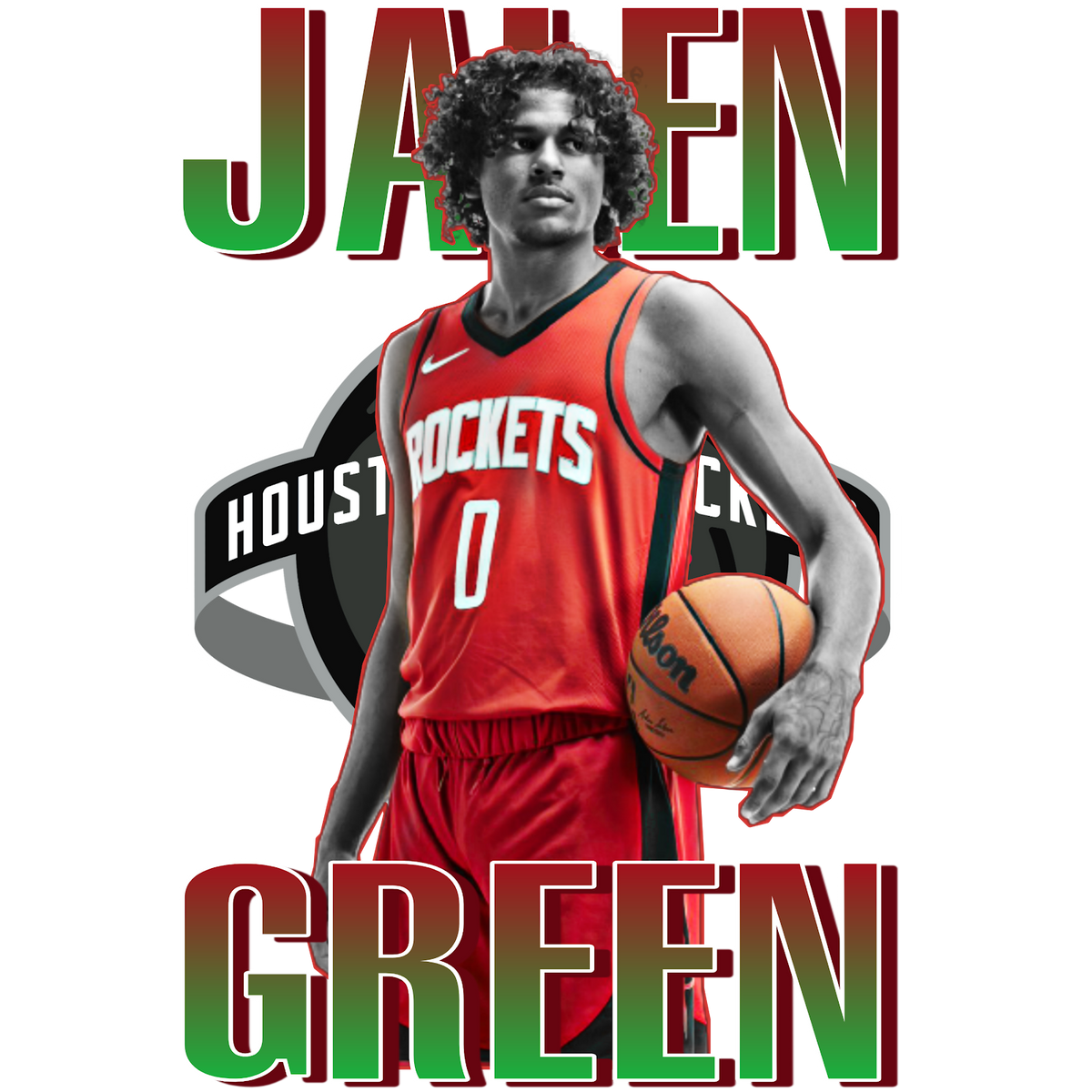 Basketball DTF transfer design