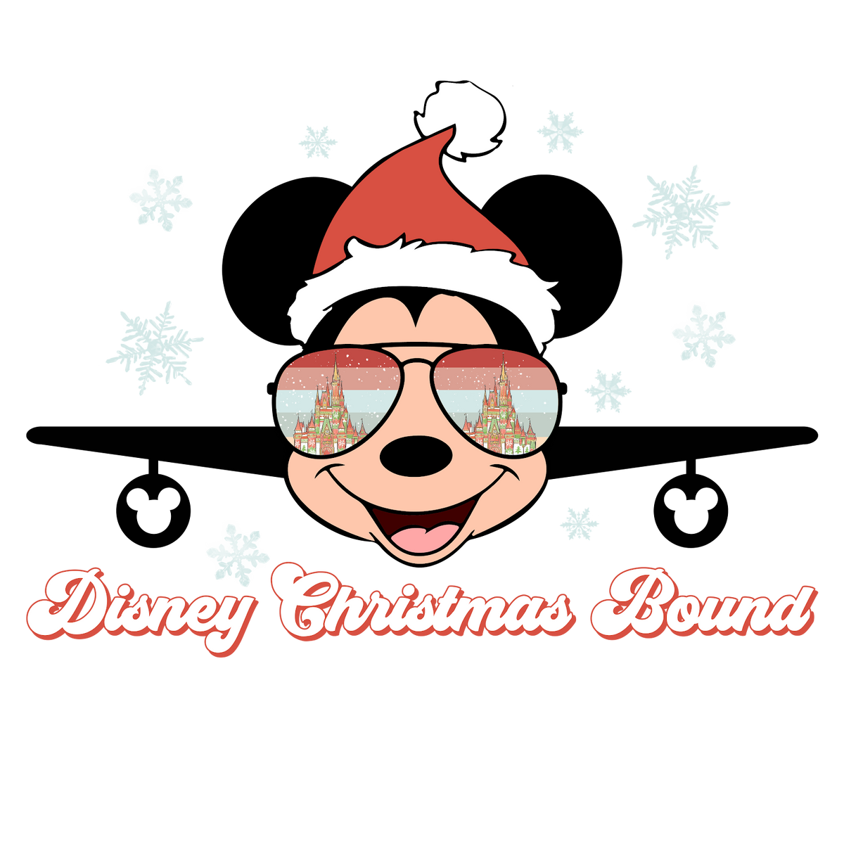 Christmas DTF transfer design