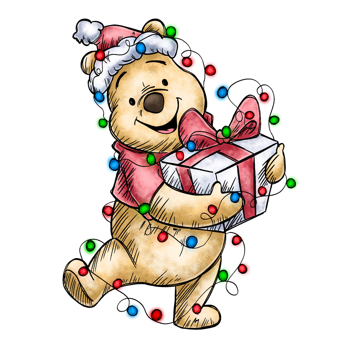 Christmas DTF transfer design