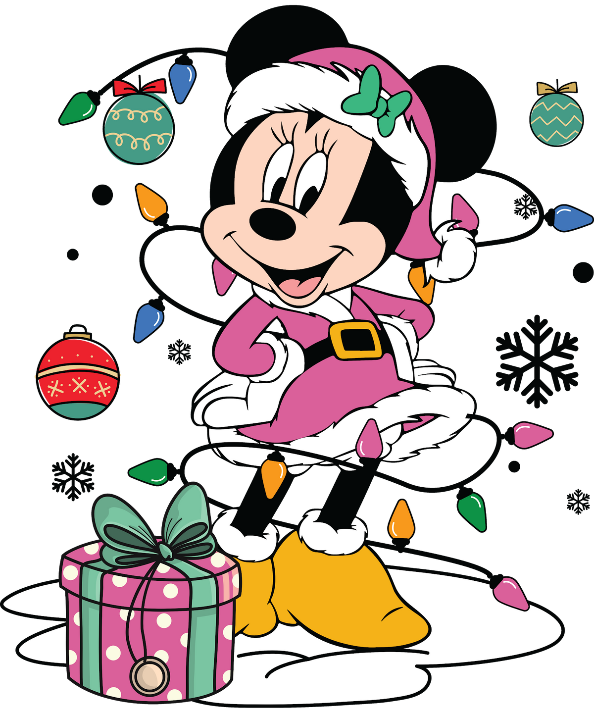 Christmas DTF transfer design