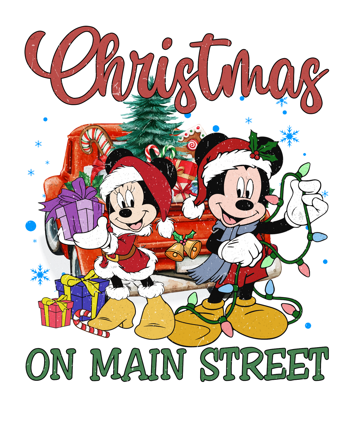 Christmas DTF transfer design