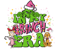 Grinch Christmas DTF transfer design