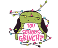 Grinch Christmas DTF transfer design