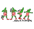Grinch Christmas DTF transfer design