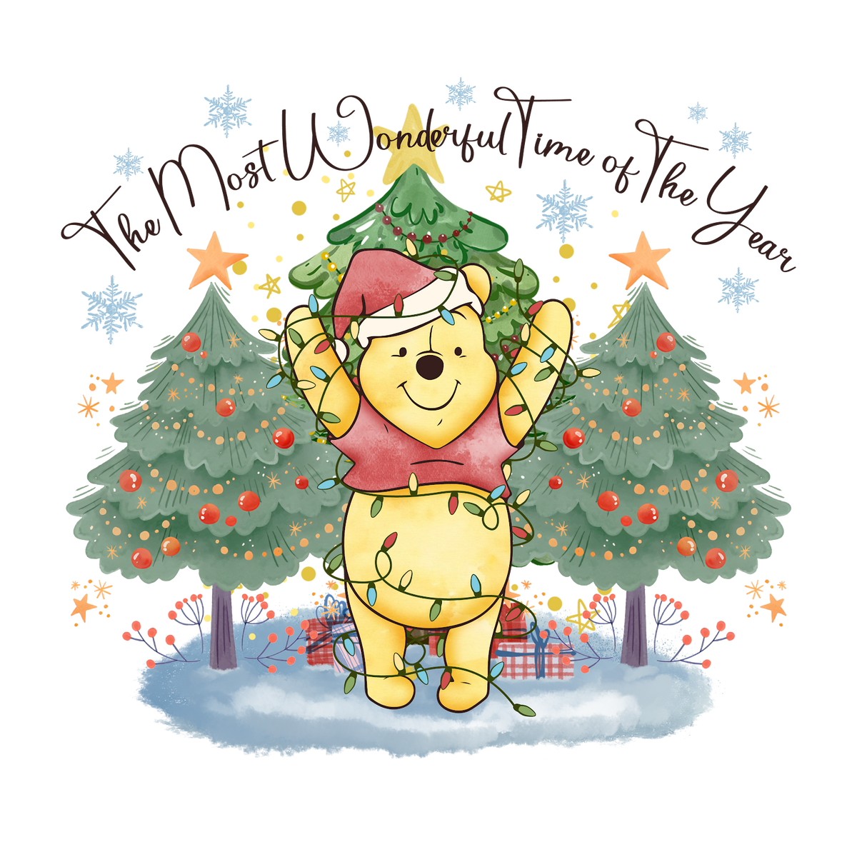 Christmas DTF transfer design