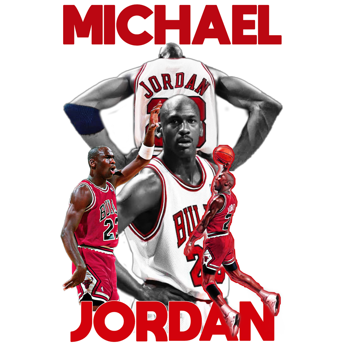 Basketball DTF transfer design