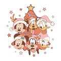Christmas DTF transfer design