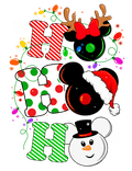 Christmas DTF transfer design