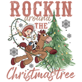 Christmas DTF transfer design