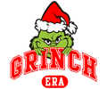 Grinch Christmas DTF transfer design