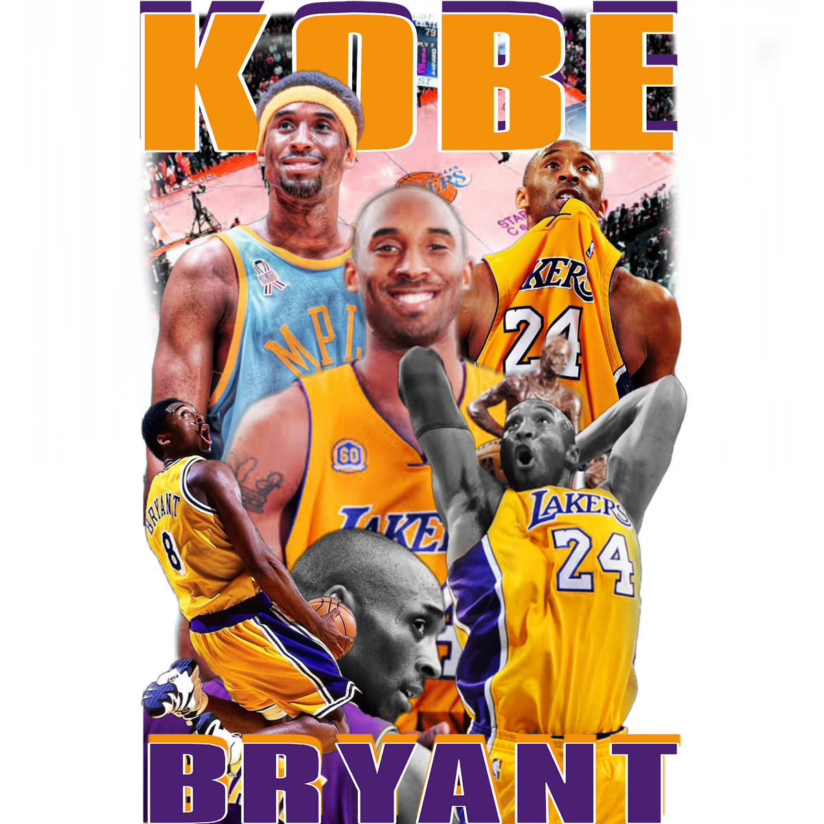 Basketball DTF transfer design