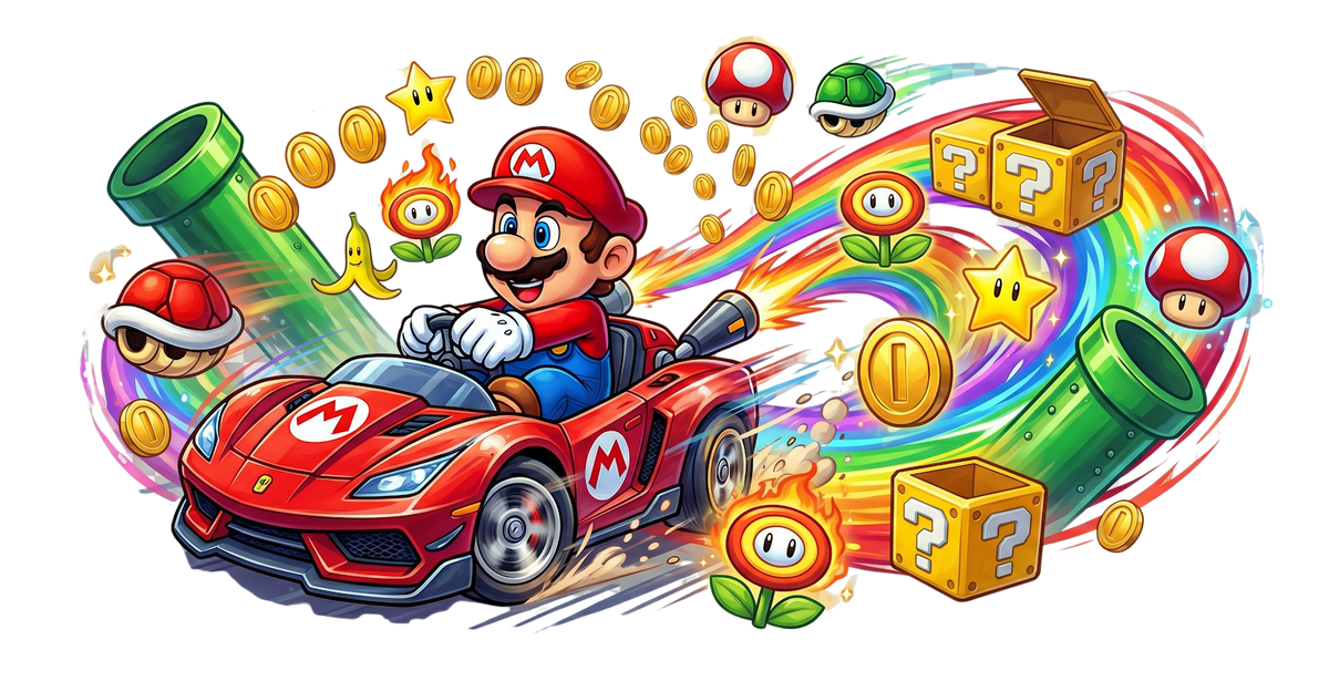 Mario UV printed glass tumbler wrap design