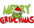 Grinch Christmas DTF transfer design