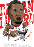 Basketball DTF transfer design