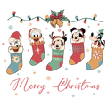 Christmas DTF transfer design