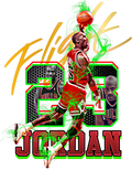Basketball DTF transfer design