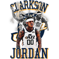 Basketball DTF transfer design