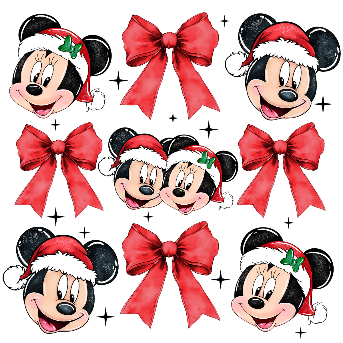 Christmas DTF transfer design