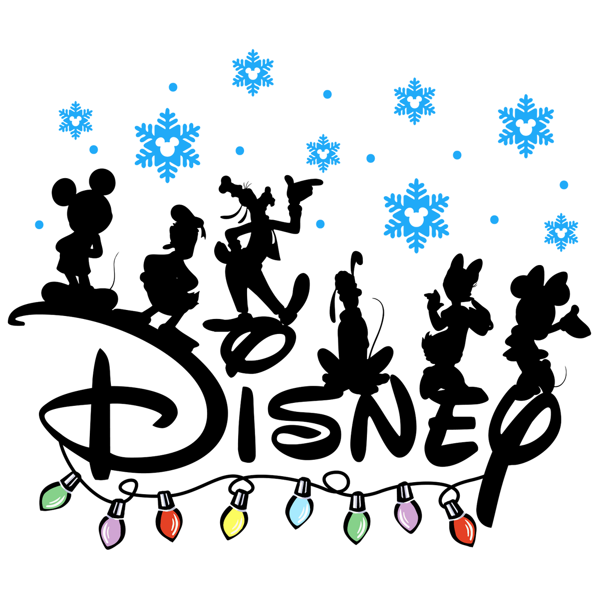 Christmas DTF transfer design