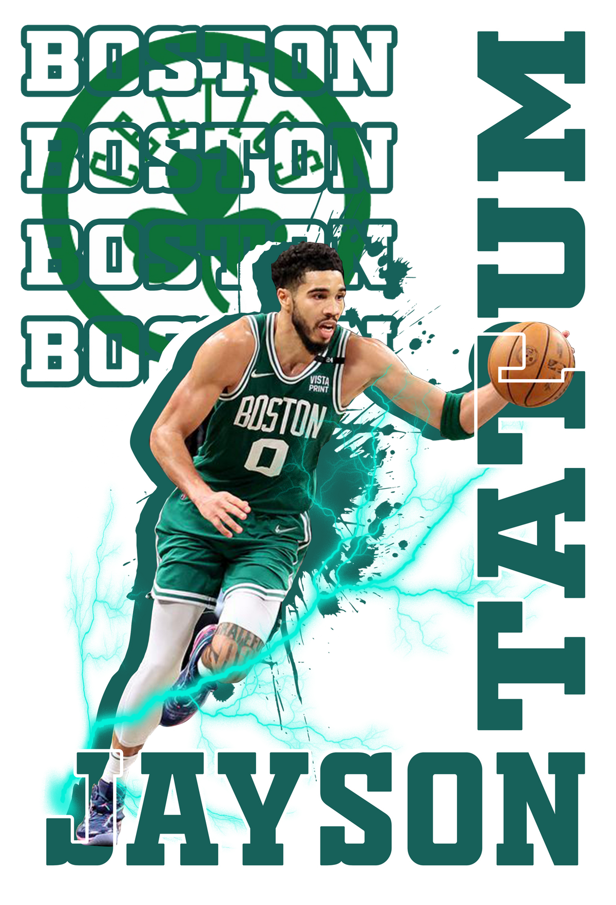 Basketball DTF transfer design