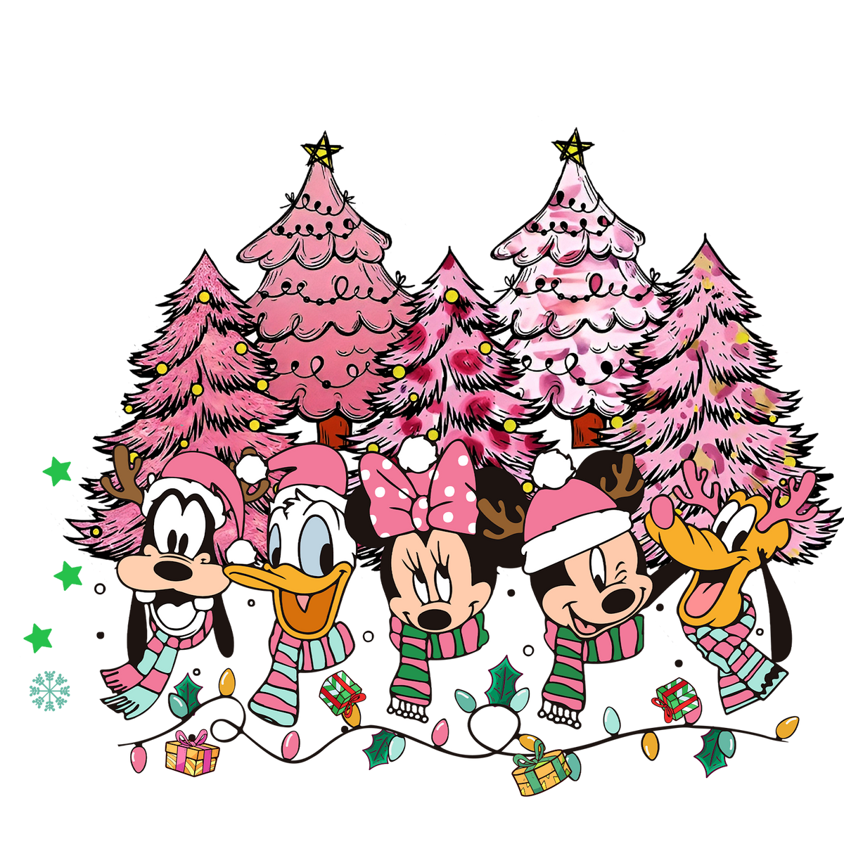 Christmas DTF transfer design