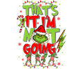 Grinch Christmas DTF transfer design