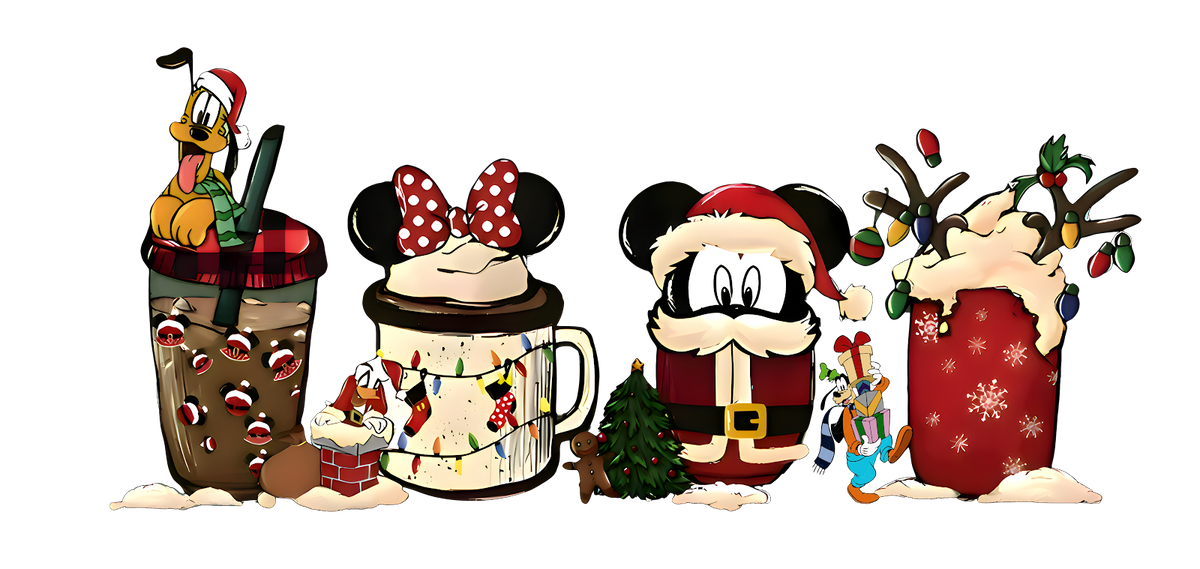Christmas DTF transfer design