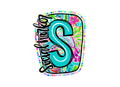 Scribble Social Worker Paisley Floral DTF Transfer