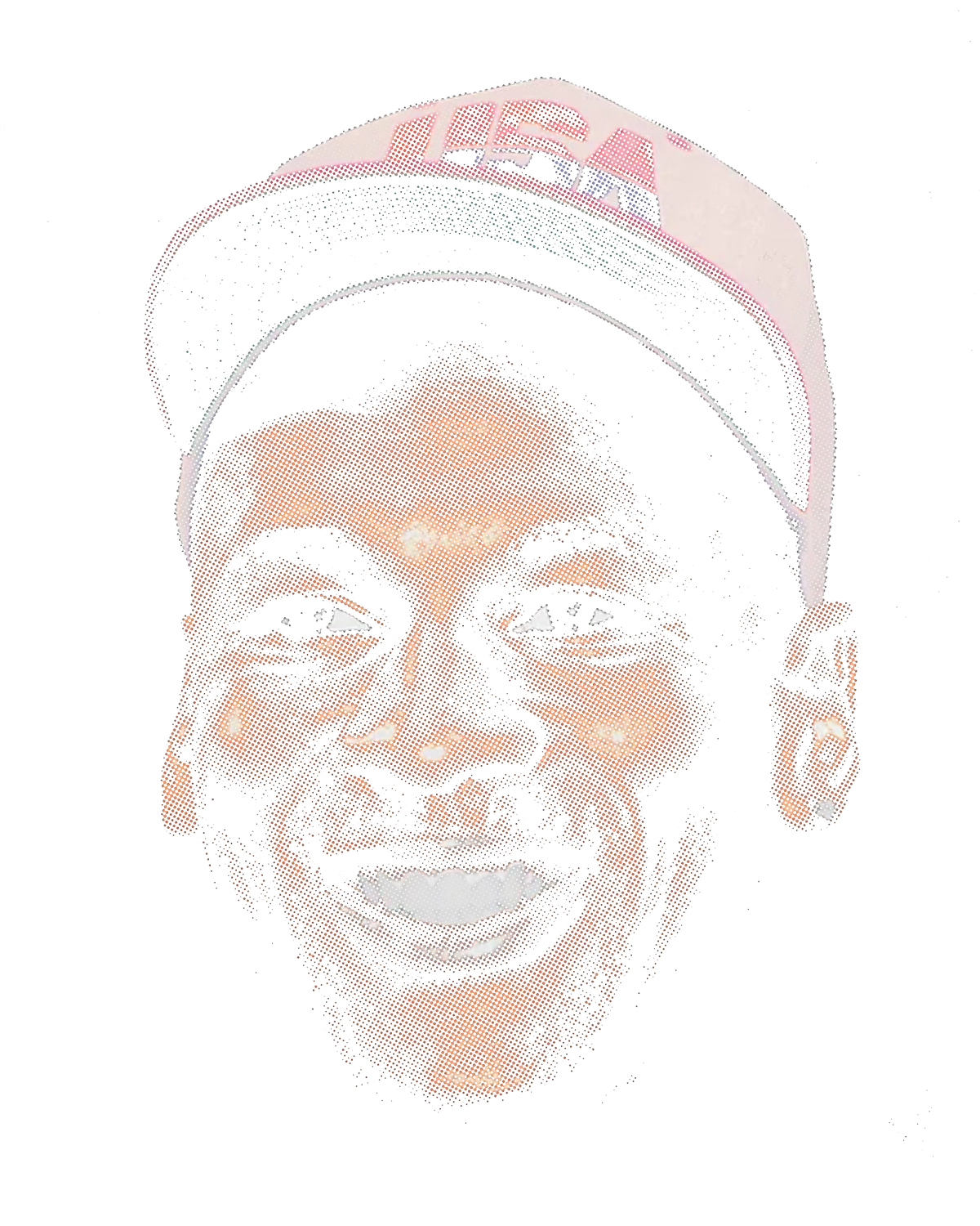 Halftone DTF transfer design