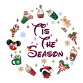 Christmas DTF transfer design