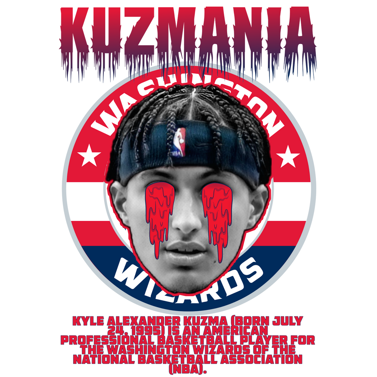 Basketball DTF transfer design