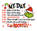 Grinch Christmas DTF transfer design
