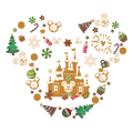 Christmas DTF transfer design